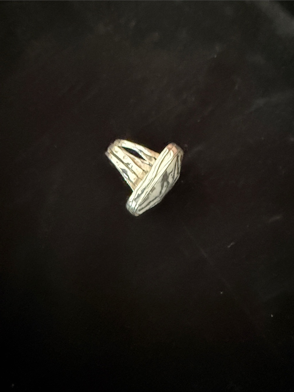Silpada Silver Textured Organic Ring